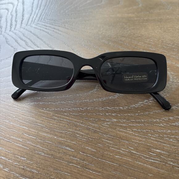 NWT House of Harlow 1960 Sunglasses Retro Slim 90\'s Low Profile Minimalist
